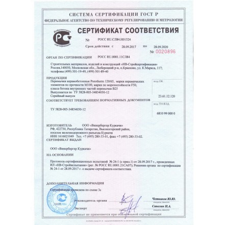 Керамобетонные перемычки Porotherm 120-65 с доставкой в Иркутске