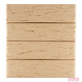 Кирпич лицевой бежевый, поверхность гладкая